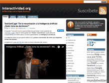 Tablet Screenshot of interactividad.org